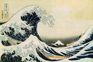 Hokusai: Under he Wave at Kanagawa