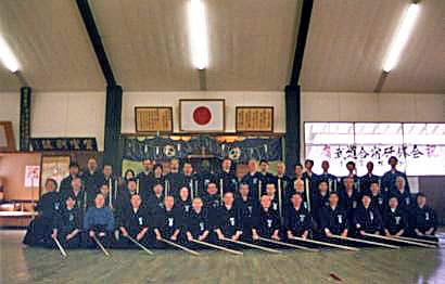 The February 2008 jodo gasshuku participants. Photo courtesy of T. Kaminoda. 